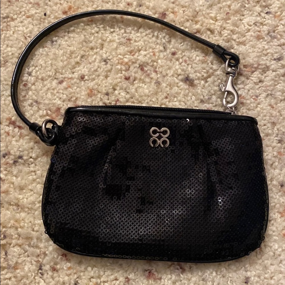 Black Coach wristlet
